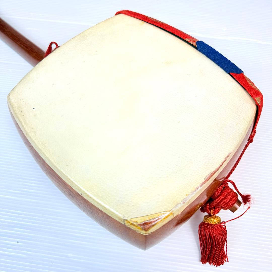 三味線 細棹 駒・バチ付き 和楽器 長唄 小唄 和楽器