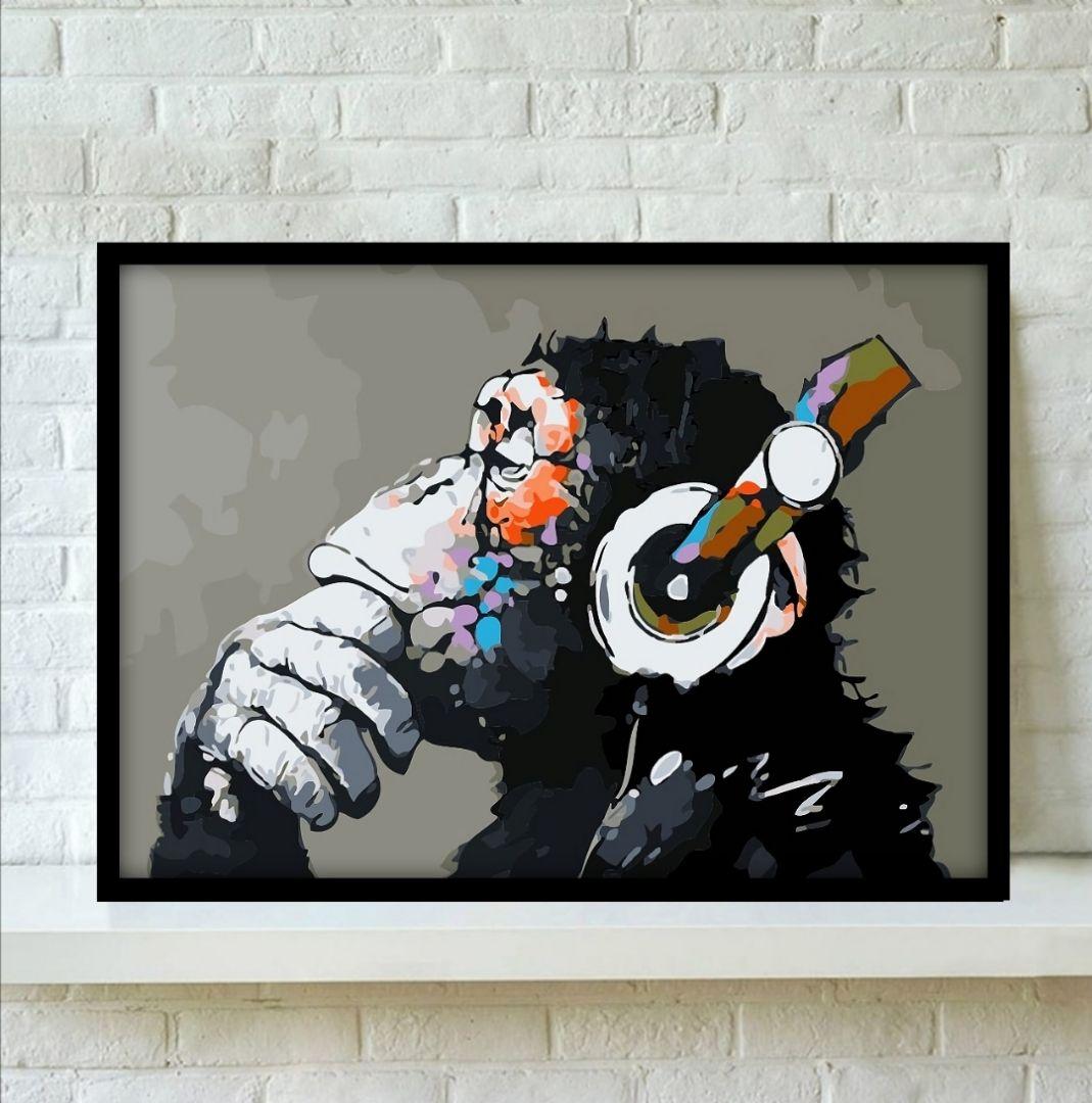 バンクシー ゴリラアート