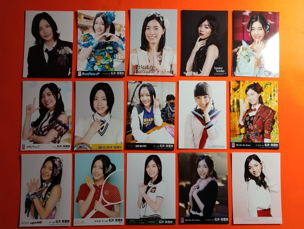 SKE48 松井珠理奈 147枚+α 生写真(管理No.S-119-01)