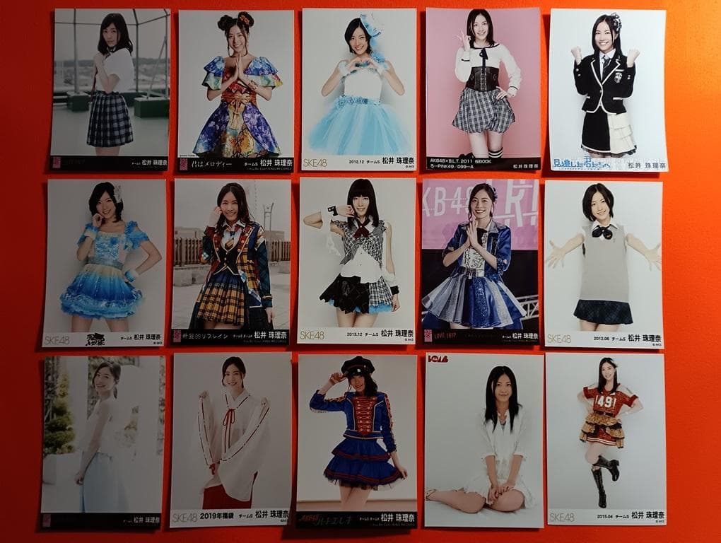 SKE48 松井珠理奈 147枚+α 生写真(管理No.S-119-01)