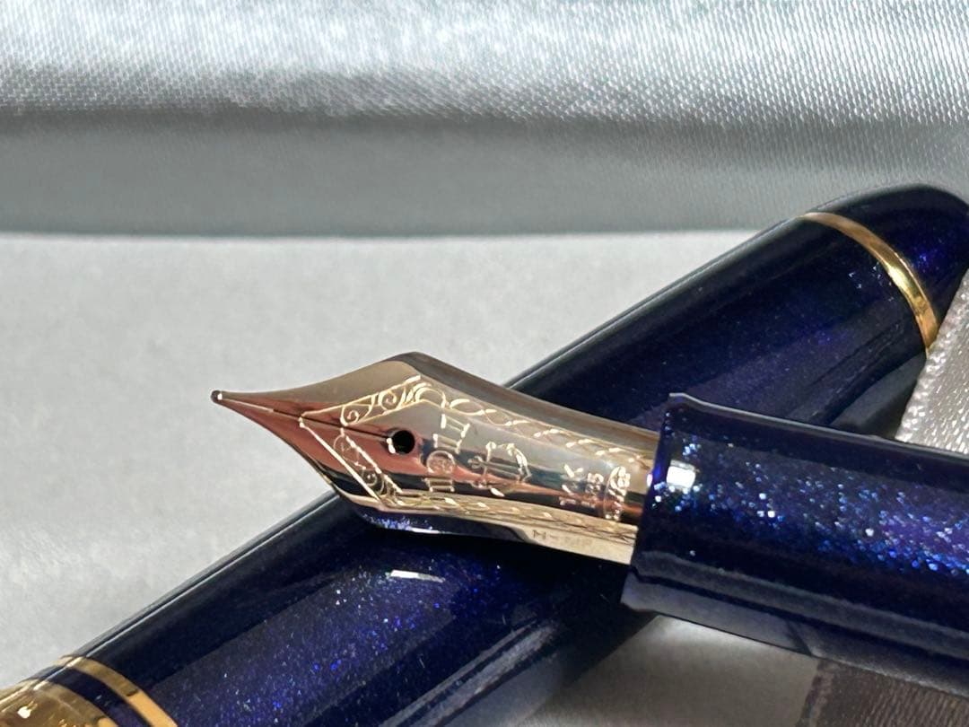 SAILOR 万年筆　プロムナードシャイニーブルー、14金★新品、未使用★