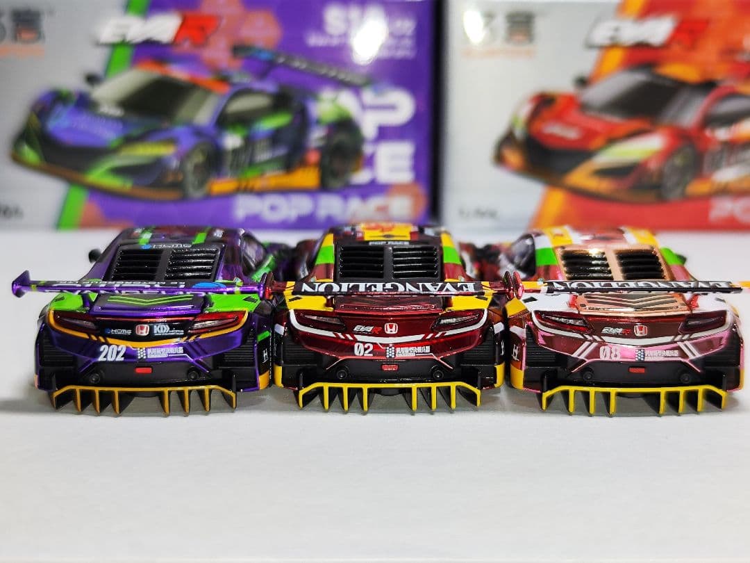 POPRACE NSX EVA エヴァンゲリオン 3台セット