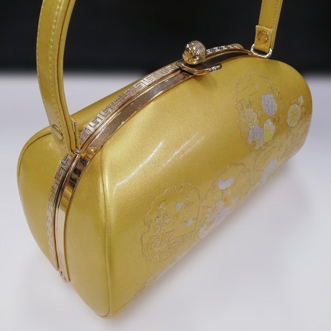 新品未使用　礼装用　金色系草履バッグセット Sサイズ k-1