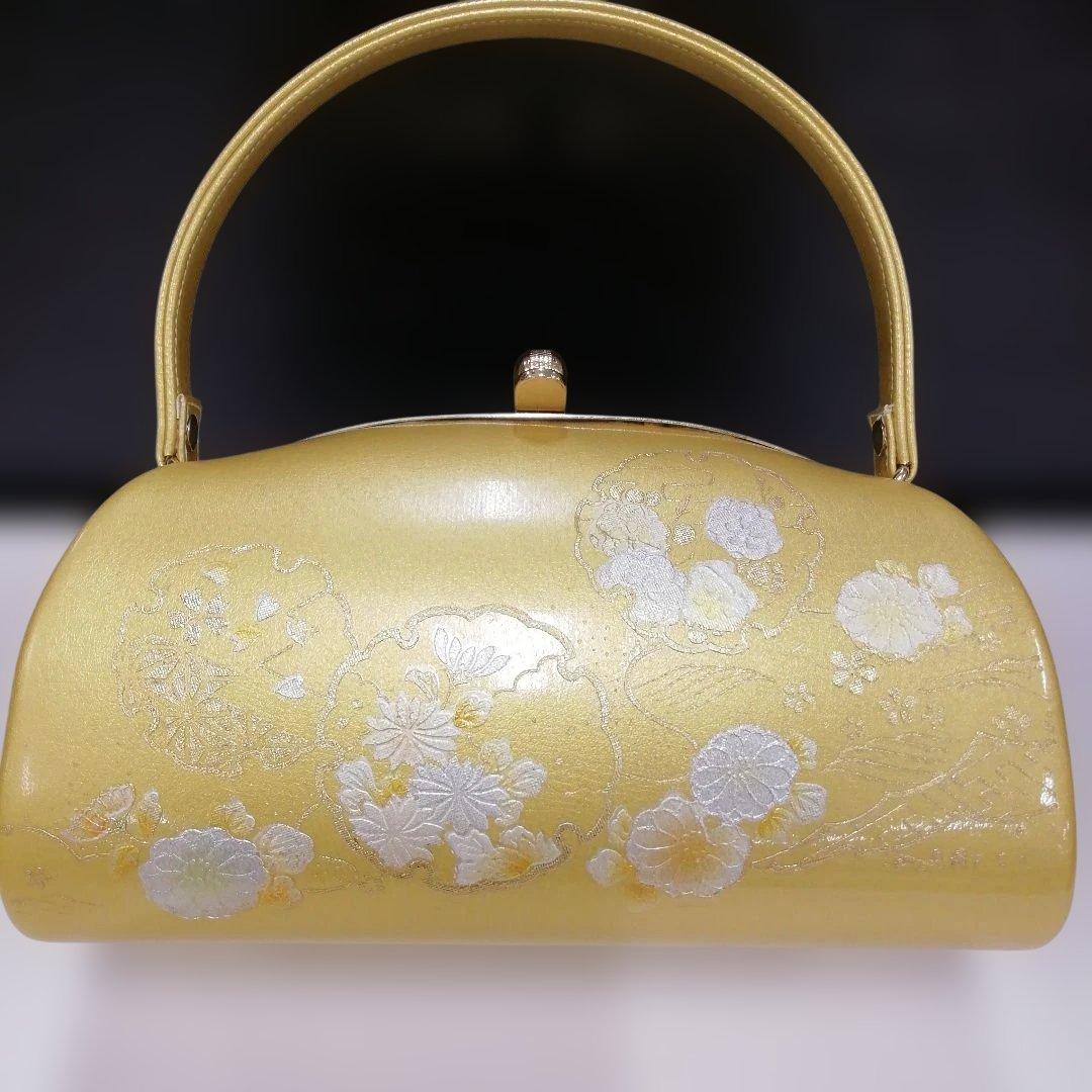 新品未使用　礼装用　金色系草履バッグセット Sサイズ k-1