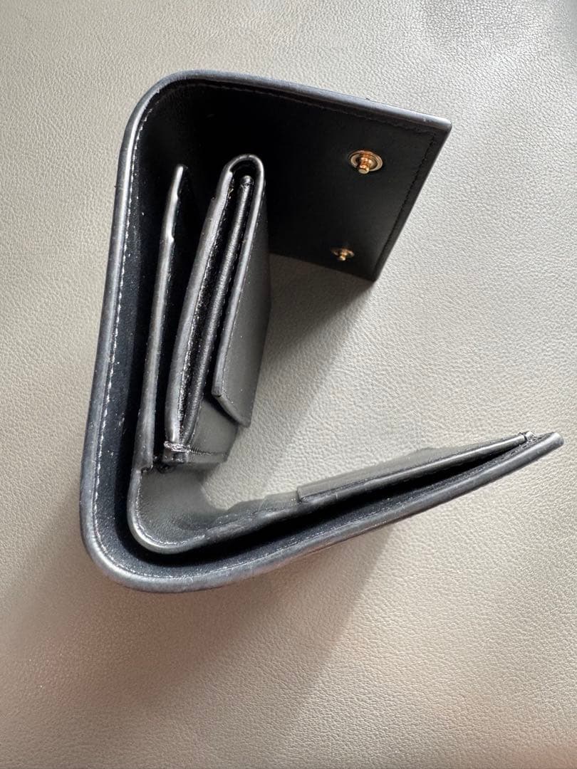 CELINE ブラック 三つ折り財布　箱付き