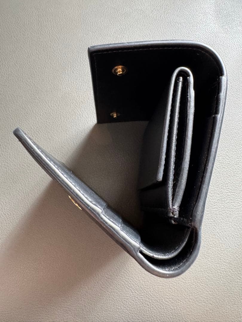 CELINE ブラック 三つ折り財布　箱付き