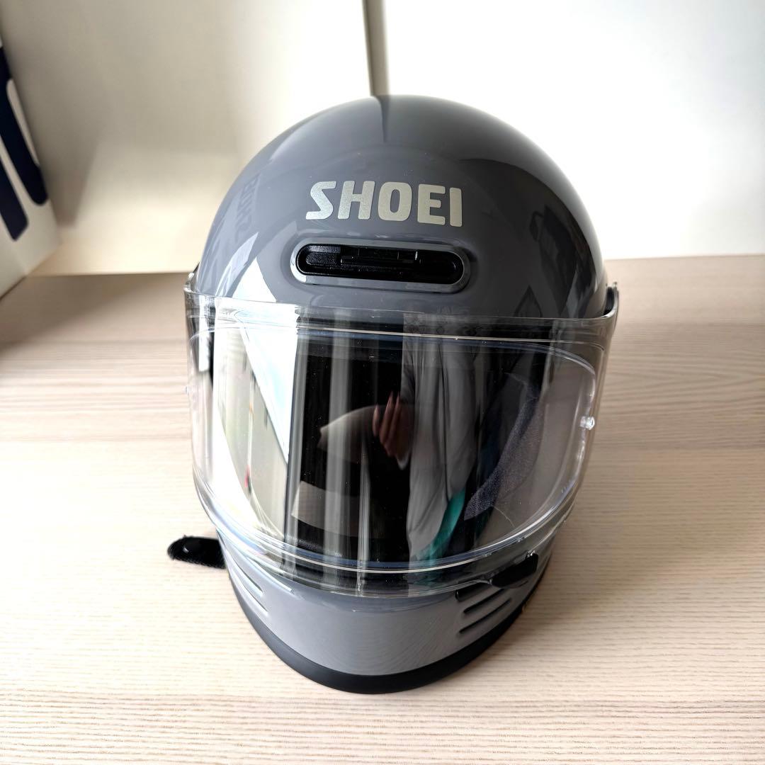 「無キズ」SHOEI グラムスター グレー　インカム付き
