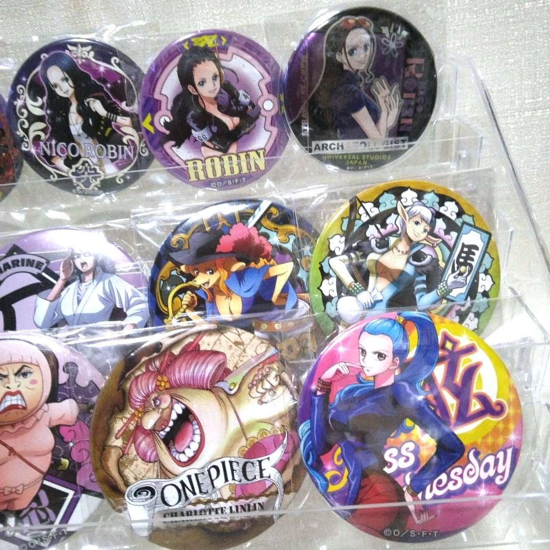 ワンピース 女の子キャラ 缶バッジ まとめ売り 48点セット