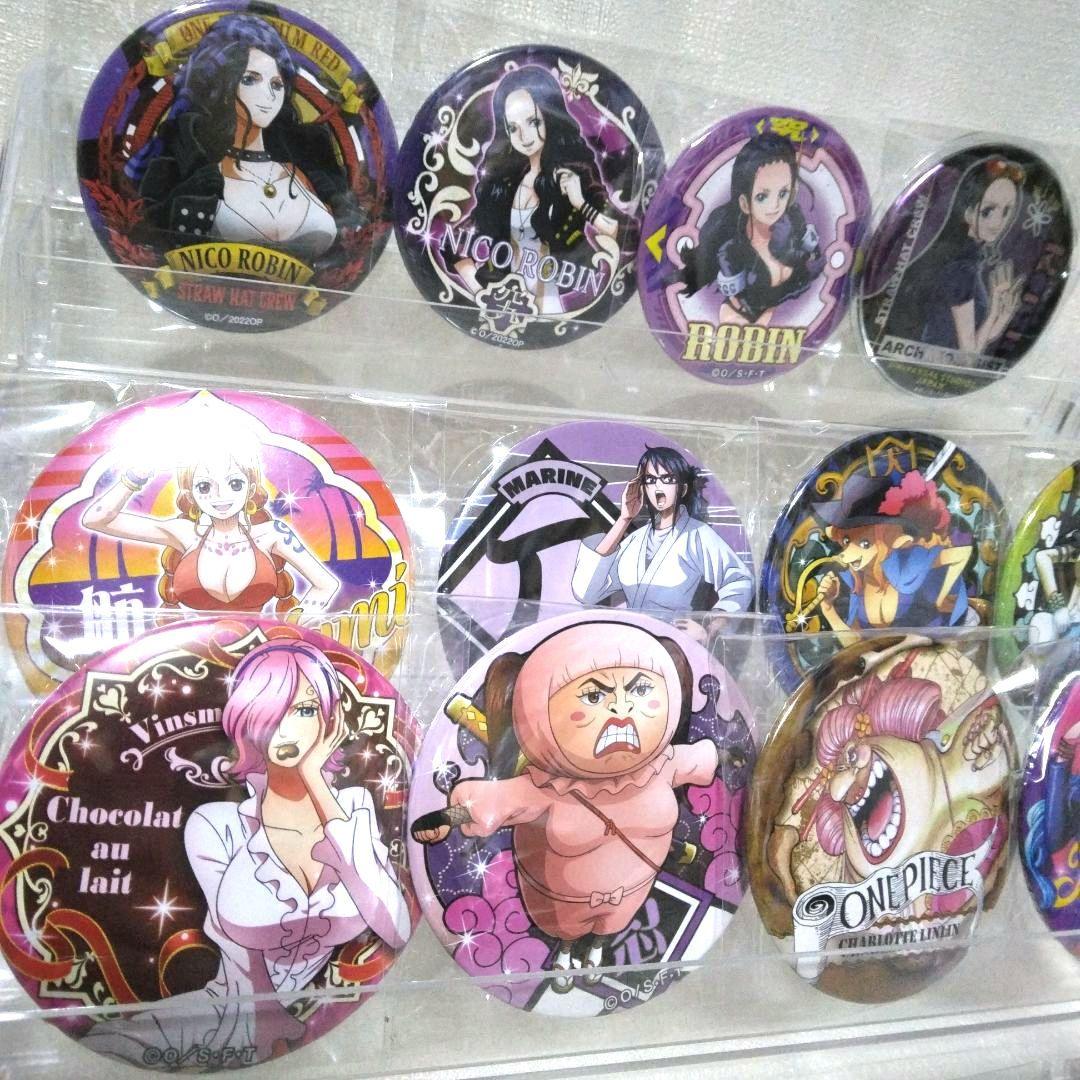 ワンピース 女の子キャラ 缶バッジ まとめ売り 48点セット