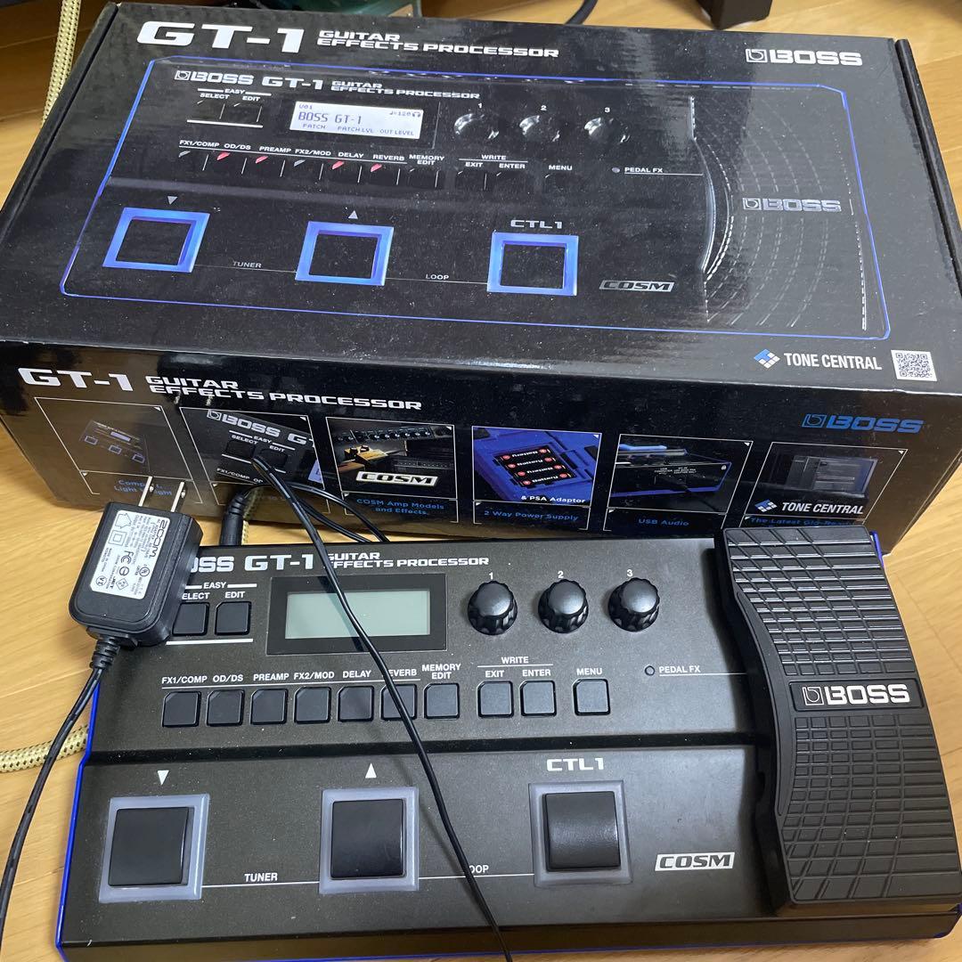 BOSS GT-1 ギターエフェクター　ACアダプター付き
