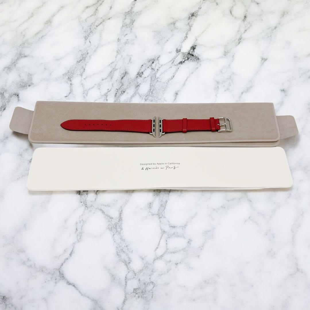 ⭐️美品⭐️ アップルウォッチ エルメス シンプルトゥール レッド