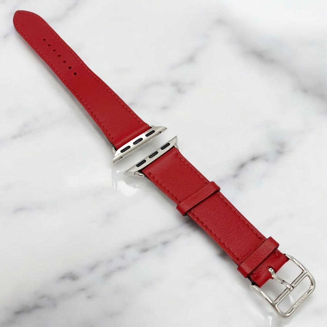 ⭐️美品⭐️ アップルウォッチ エルメス シンプルトゥール レッド