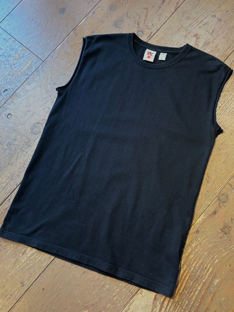 PHENOMENON 00s フェノメノン ノースリーブ Tシャツ 黒 Y2K