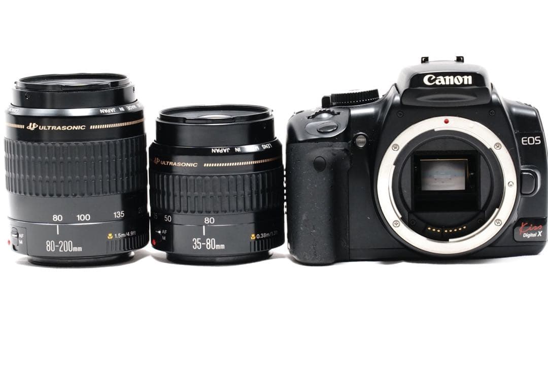 Canon Kiss Digital X ダブルレンズセット 初心者 スマホ転送
