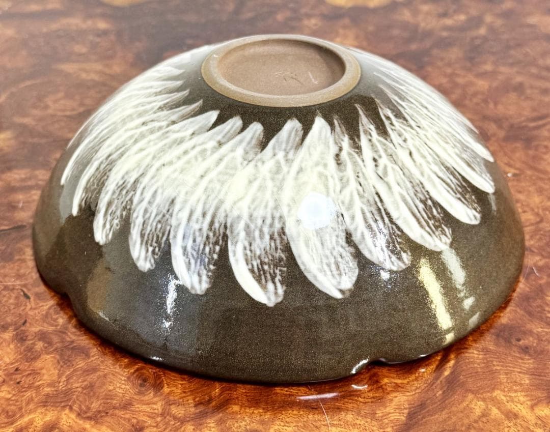 現川焼 十三代 横石臥牛 菓子器 共箱 長崎県無形文化財指定 WWTT418