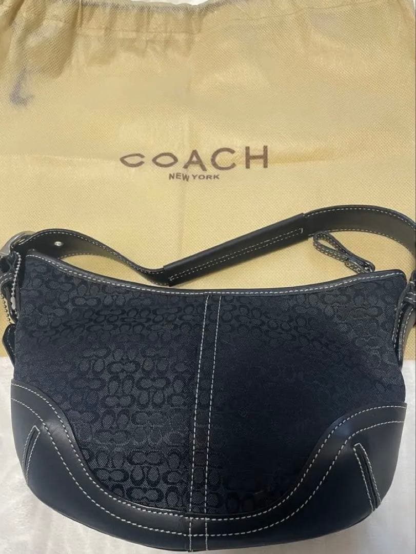 COACH 黒 ショルダーバッグ