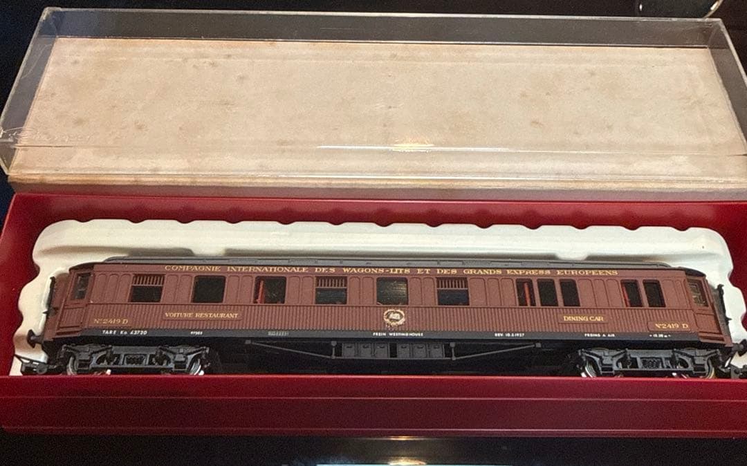 Rivarossi HOゲージ CIWL 食堂車 オリエント急行 元箱付き