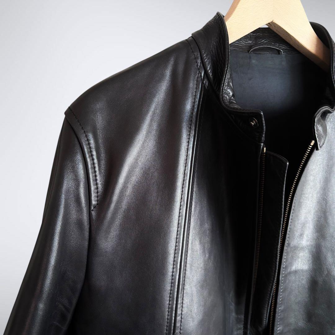 伊製希少giulianoFujiwaraホースハイド48馬革LAMPOアーカイブ