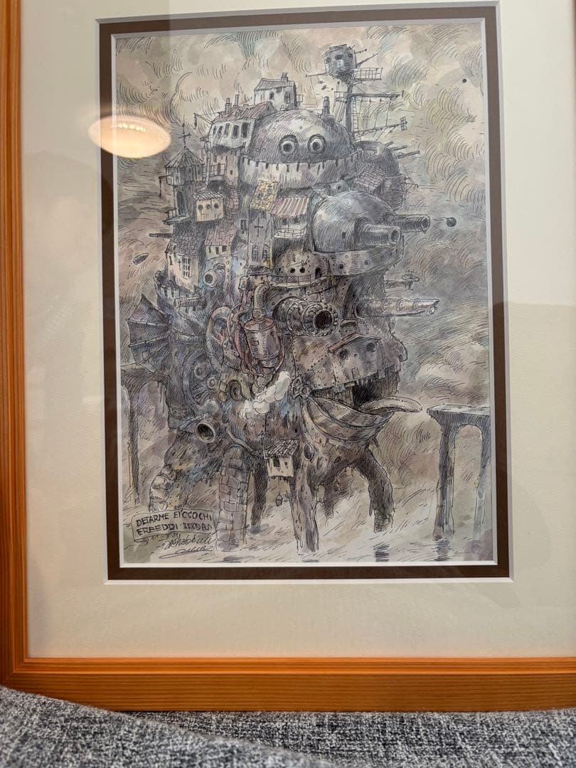 ハウルの動く城　城のモデルとなったスケッチ　画:宮崎駿　ジブリ映画