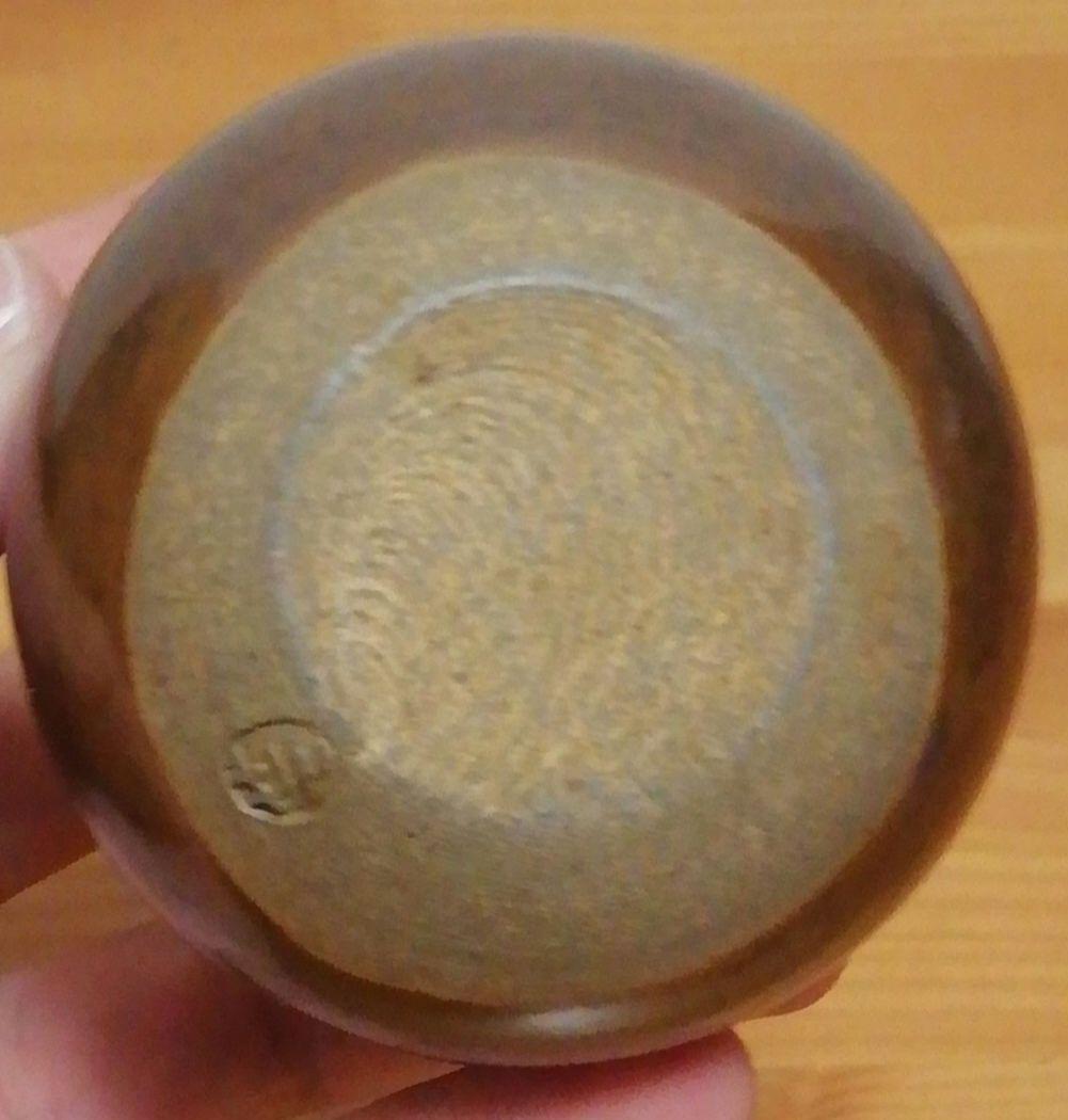 尋牛斎書付　膳所焼　銘『仙人』　瓢　茶入　共箱　茶道具