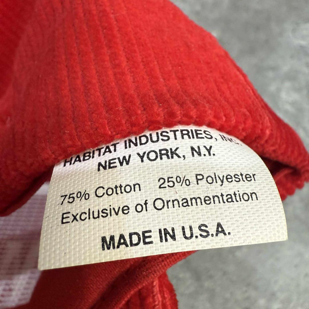 80s USA製　Marlboro コーデュロイキャップ 赤