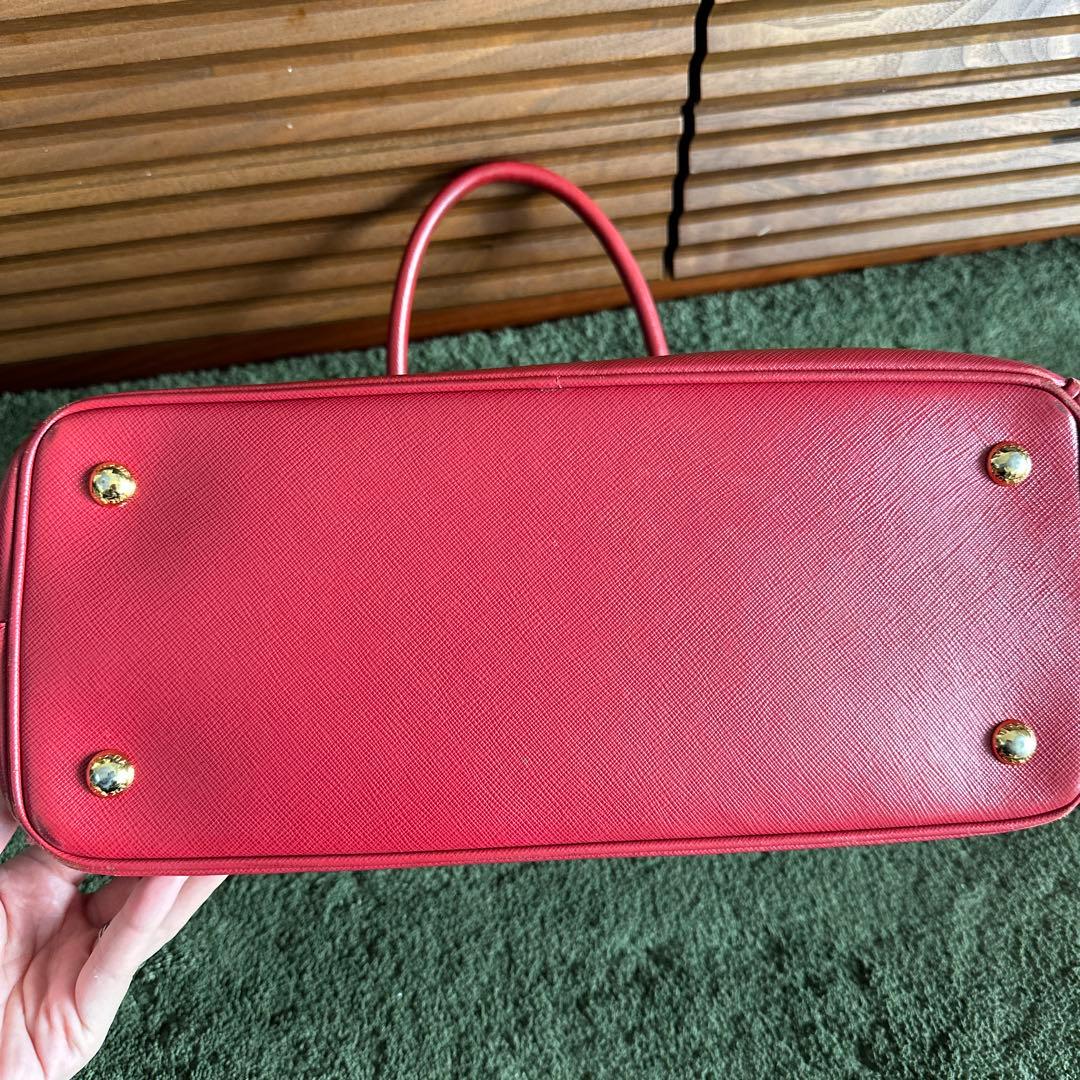 PRADA プラダ 1BG264 サフィアーノルクス ガレリア トートバッグ