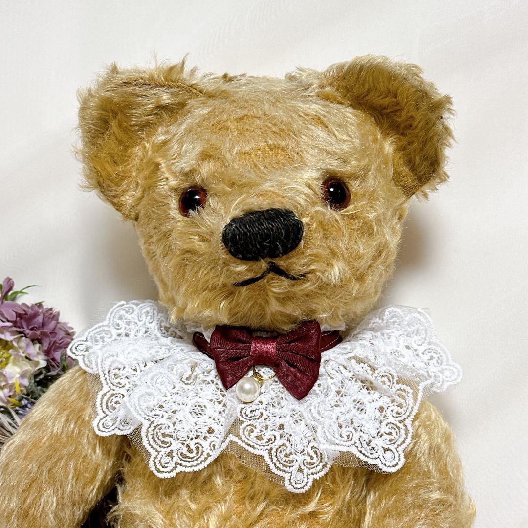 ❤️美形❤️大きめチャドバレーベア　1940's アンティークベア　テディベア