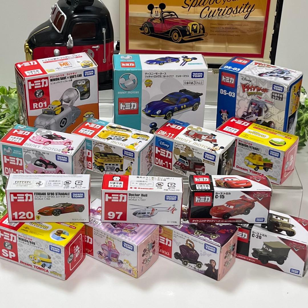 ディズニーモータース 15台　グランドドリームキャリー1台　(新品、未使用)