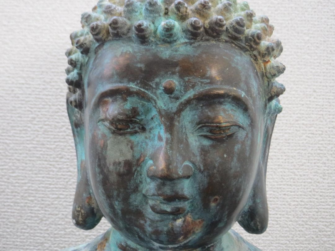 仏教美術　大明永楽年施　古銅　青銅　鍍金　座像　仏像