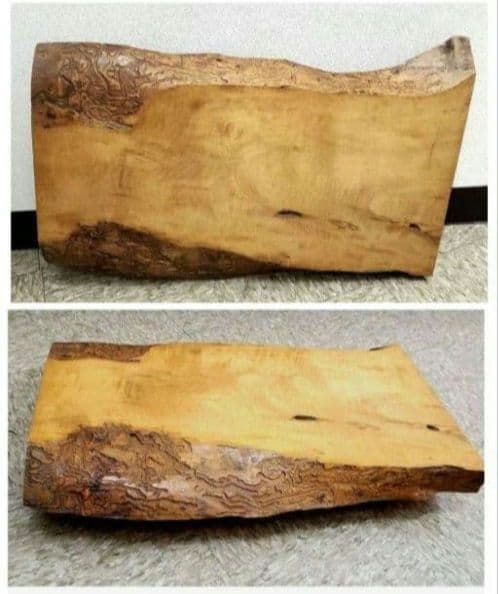 一枚板 天然木 脚付き花台 敷板 香炉台 茶道 華道 煎茶台 飾り台 床の間