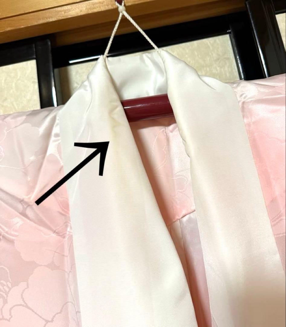 山口小夜子氏デザイン監修　振袖、長襦袢セット　赤系　花柄