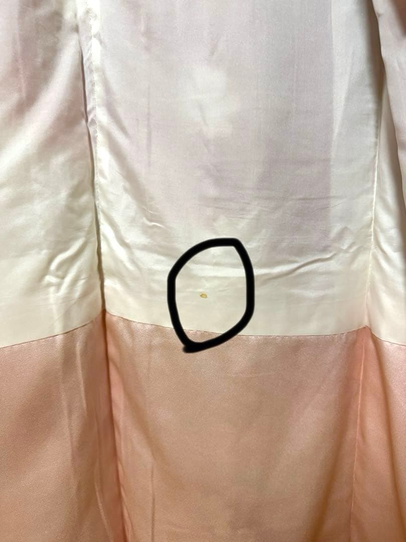 山口小夜子氏デザイン監修　振袖、長襦袢セット　赤系　花柄