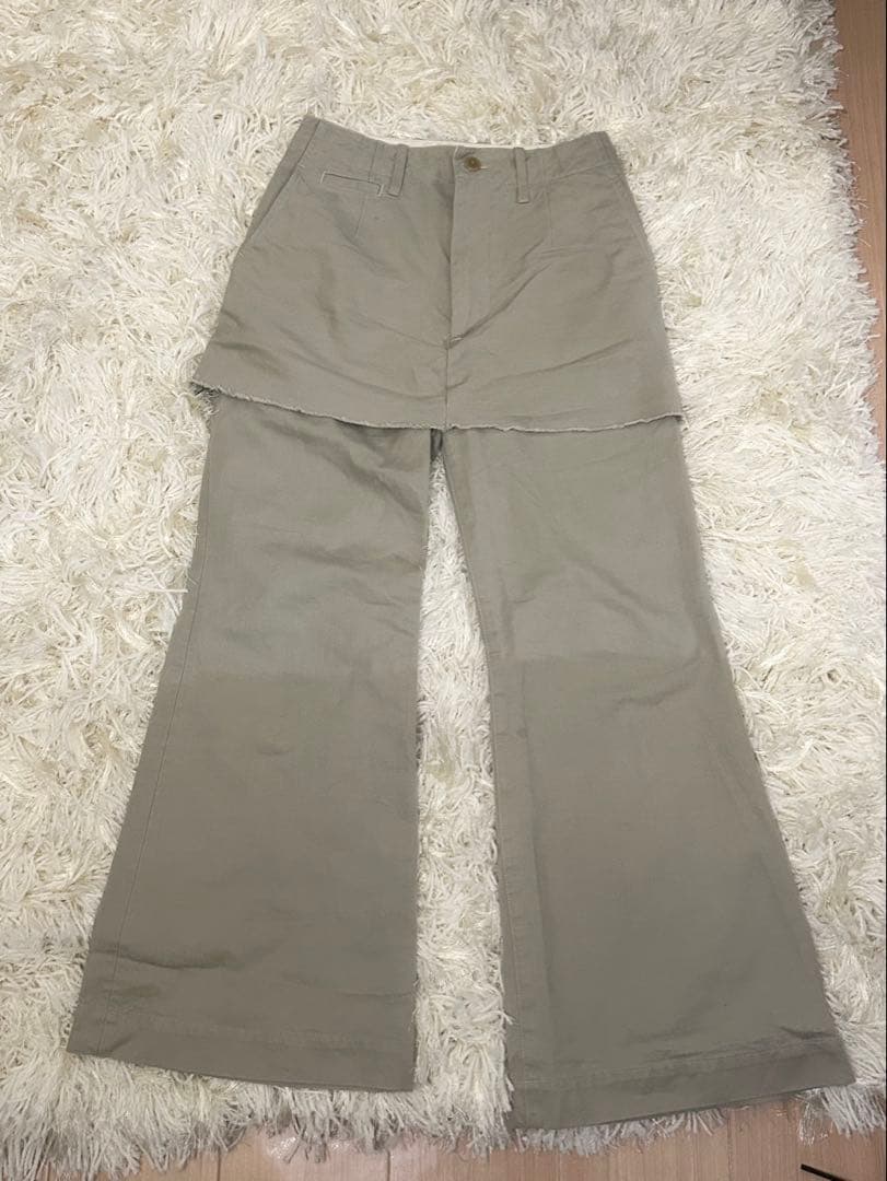 KAPITAL ムラチノ テーパードスカウザー