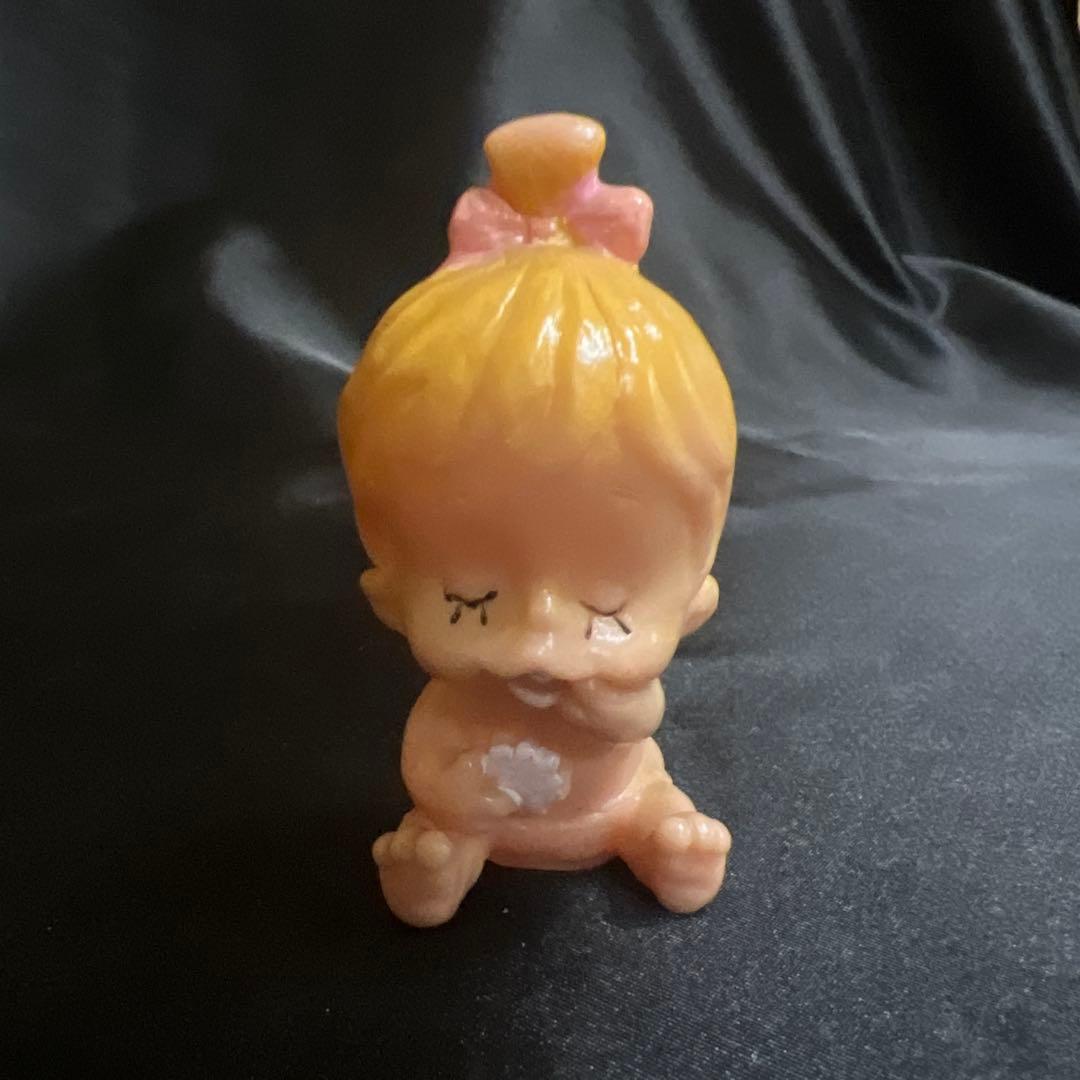 ジョンソンベビーパウダーソフビ　指人形　昭和レトロ　激レア　企業物