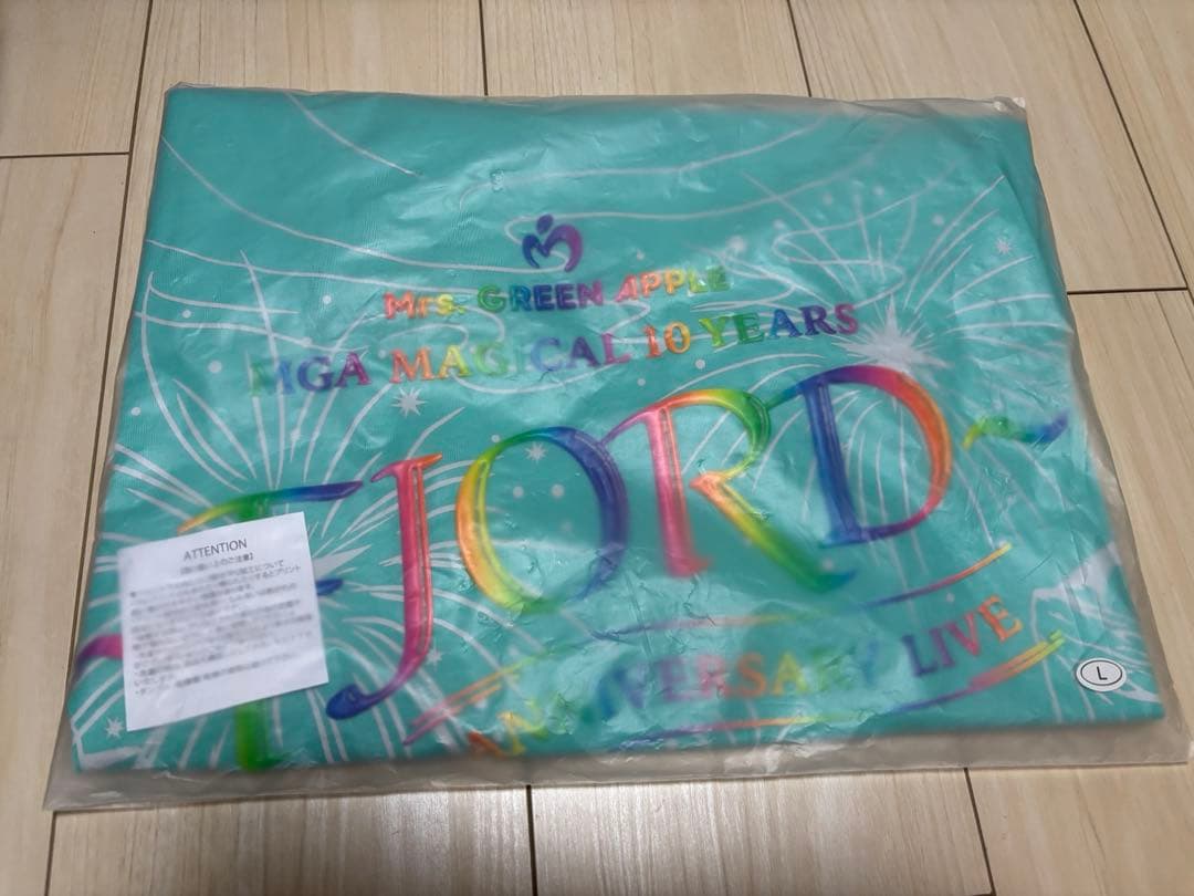 Mrs. GREEN APPLE フィヨルド Tシャツ　Ｌサイズ　アタリ