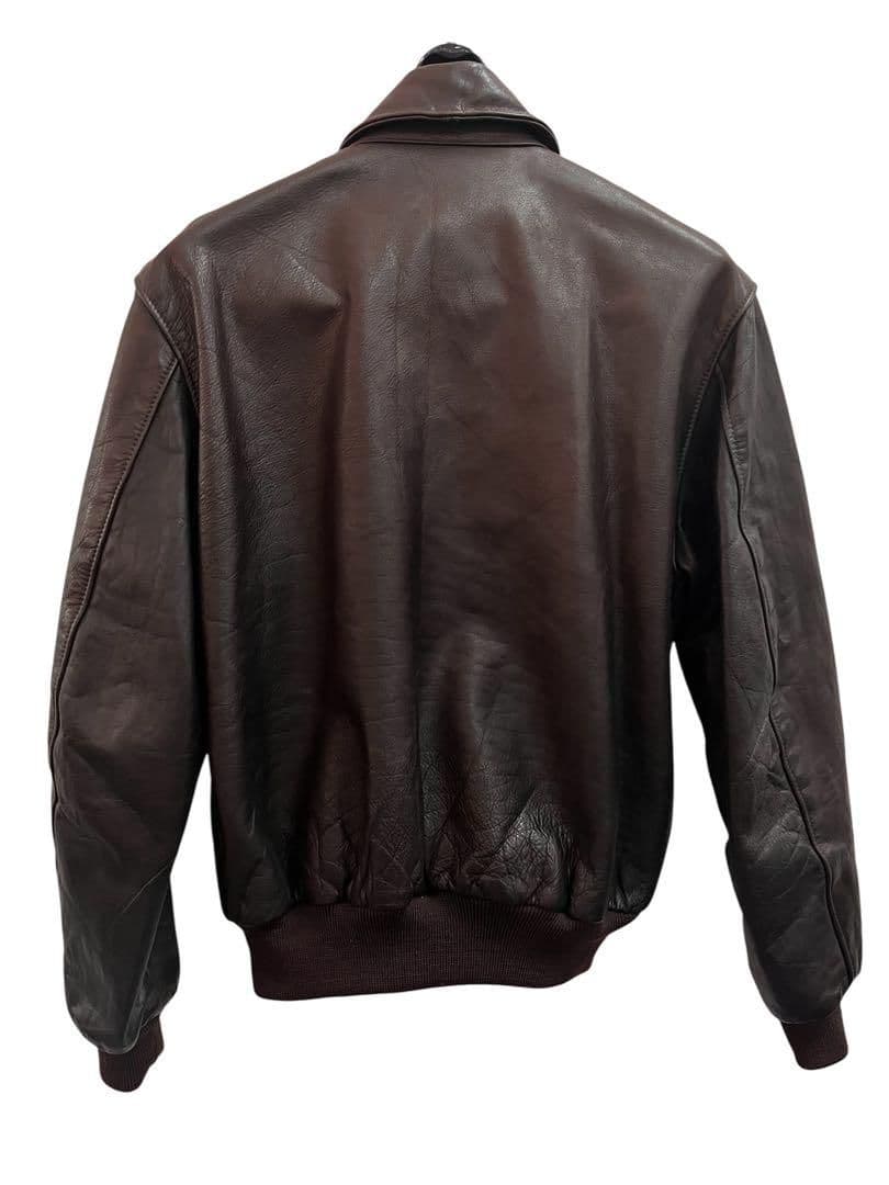 名作　MADE IN USA　A-2レザーフライトジャケット ビンテージ