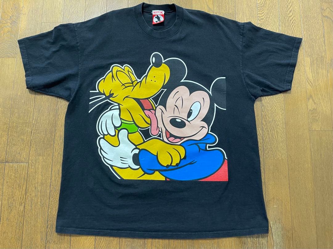 Disney Mickey&Pluto tシャツ ディズニー