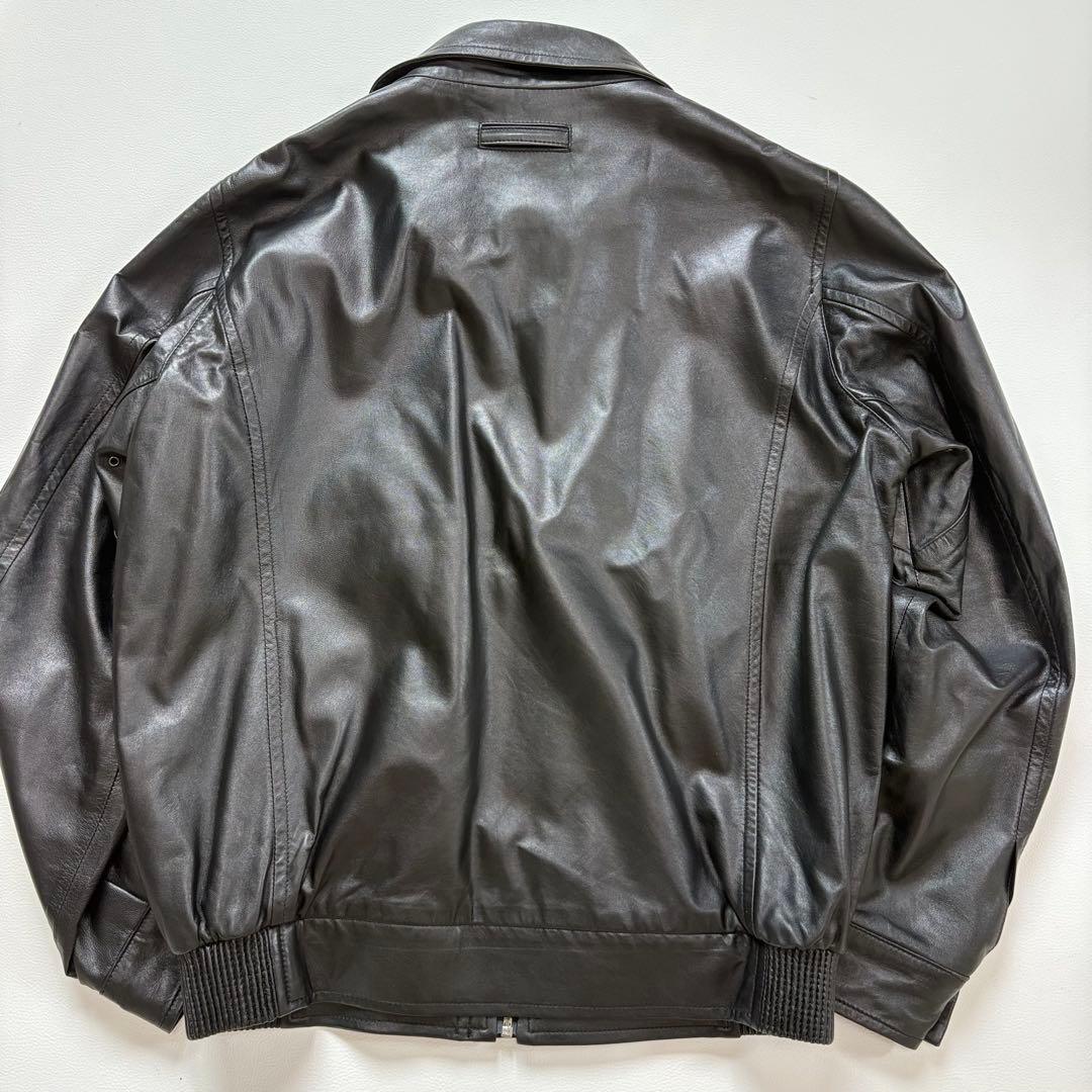 【極美品】BALMAIN PARIS ラムレザー ジャケット M ブラック