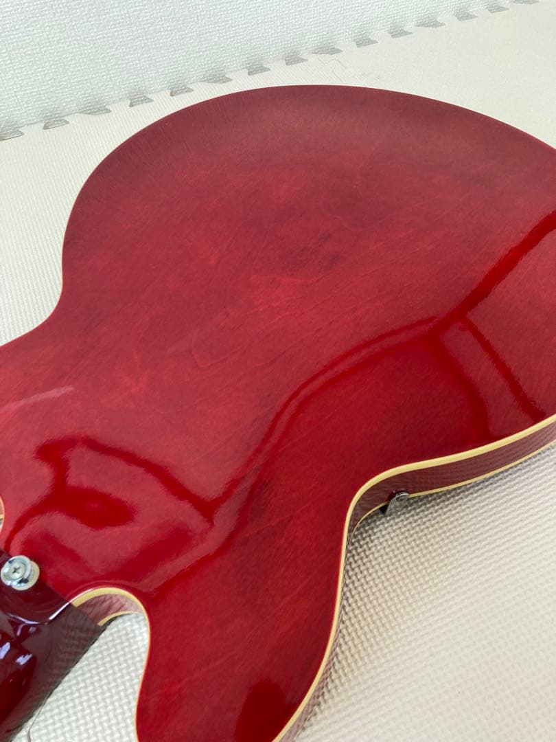 Epiphone DOT CHセミアコースティックギター レッド