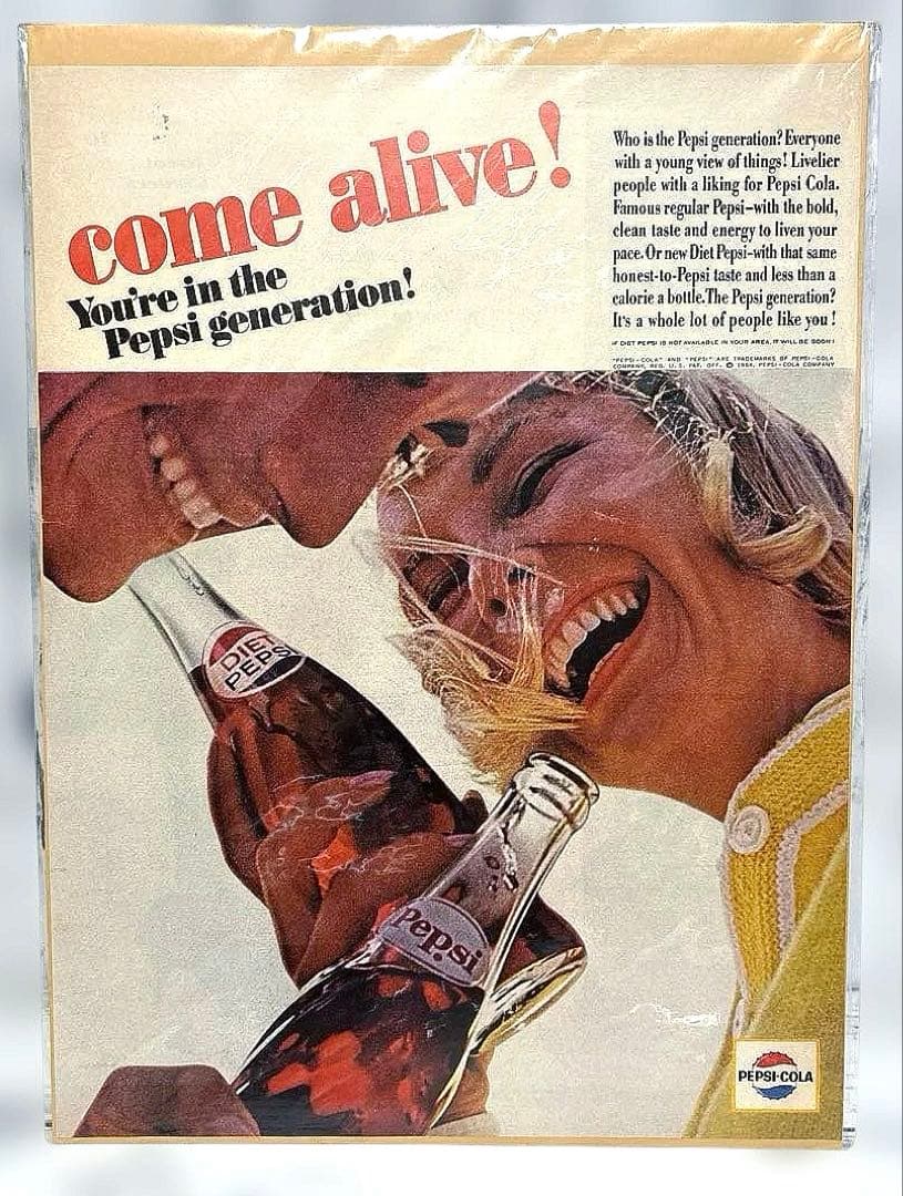ペプシ　ビンテージ　ウォールポスター