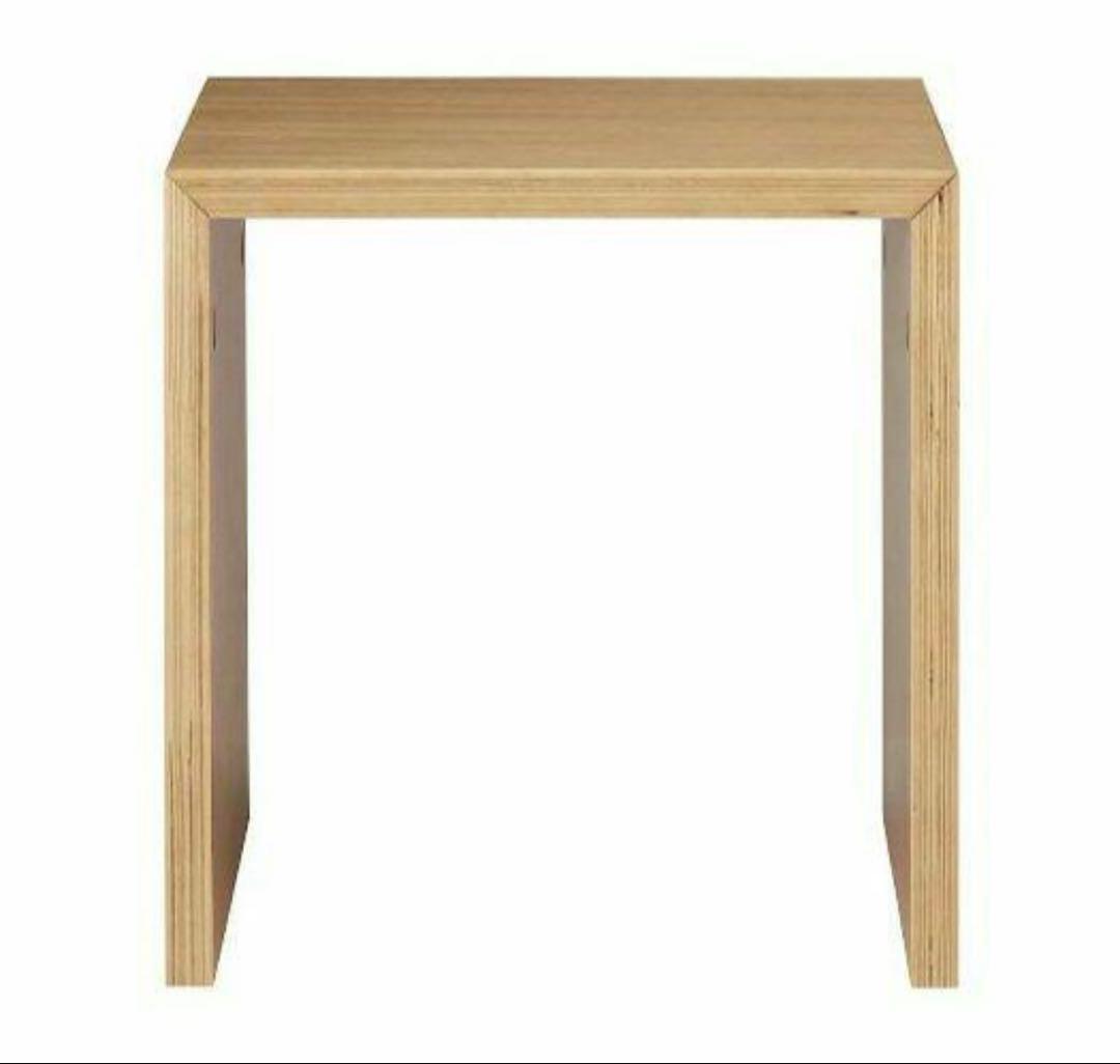 ⭐️未使用⭐️無印良品 コの字の家具 オーク材 サイドテーブル 幅35cm ×2個