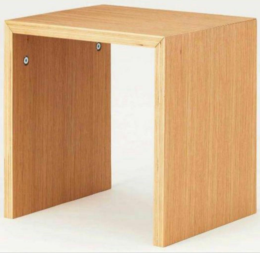 ⭐️未使用⭐️無印良品 コの字の家具 オーク材 サイドテーブル 幅35cm ×2個