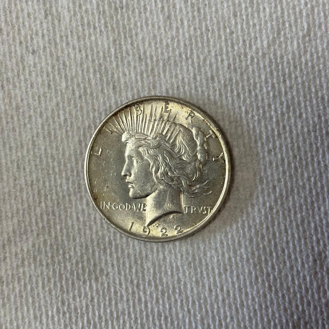 1922年ピースダラー 1964年ケネディハーフダラー などアメリカ古銭銀貨