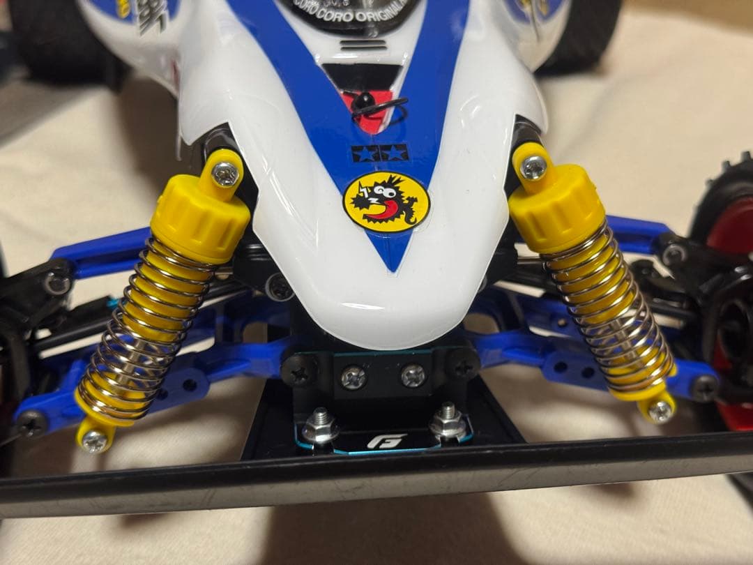 走行僅か必須OP多数装着！タミヤセイントドラゴン2021モーター付属、メカ無し車