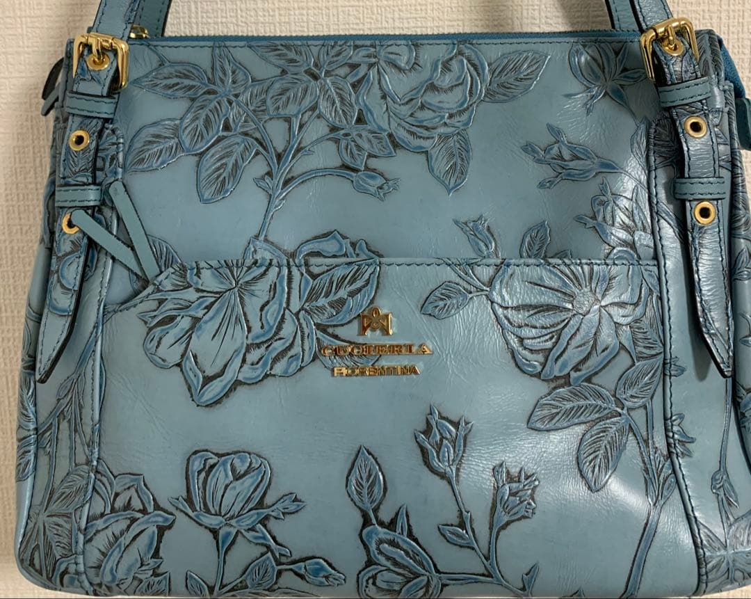 もち CUOIERIA FIORENTINA レザー　ショルダーバッグ