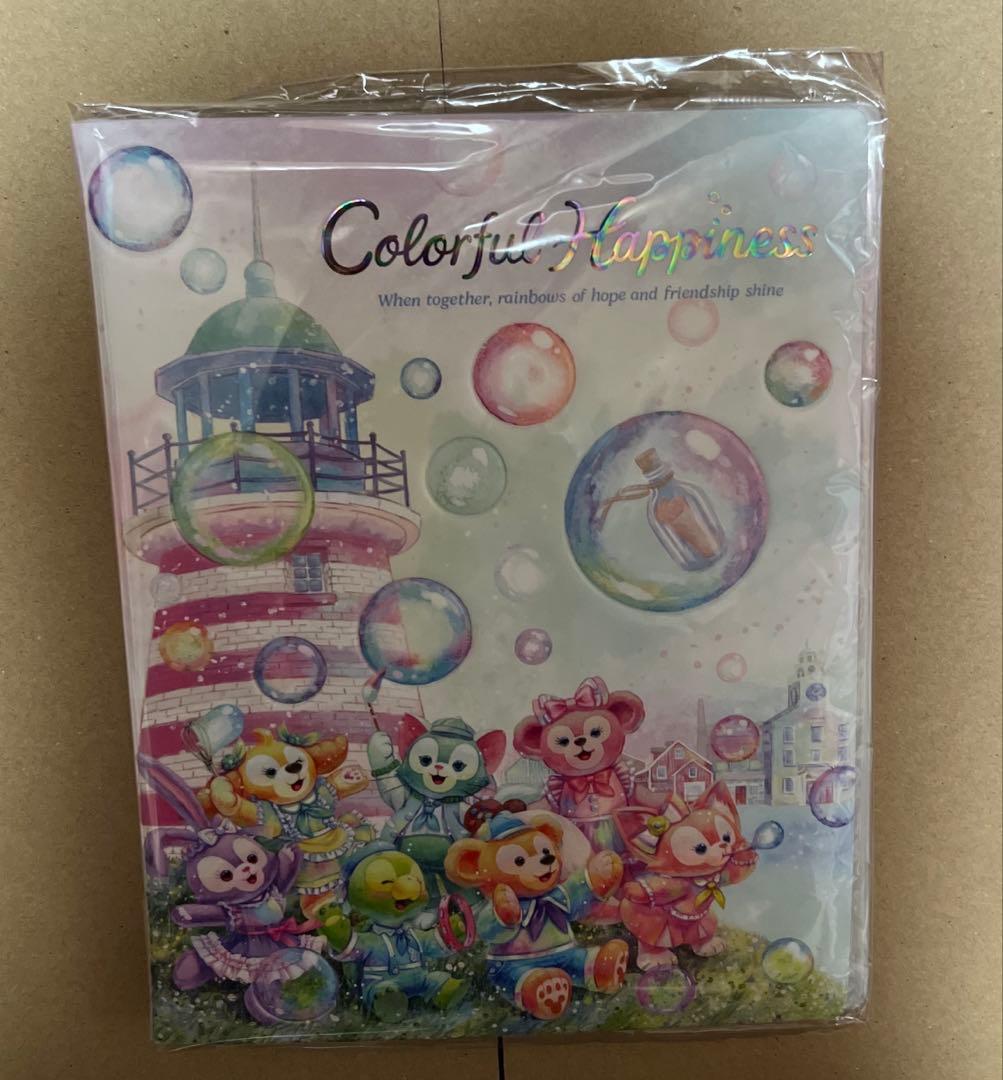 ディズニー　カラフルハピネス　ダッフィー　ワッペンホルダー　ワッペンコンプセット