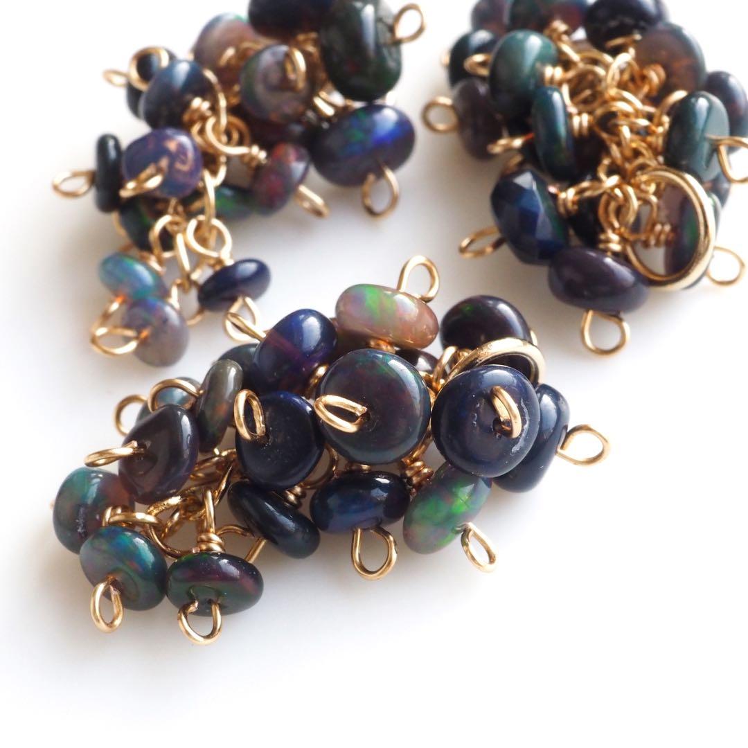 【ほぅ】＊SALE＊彫刻ドロップシェル大粒イヤリング