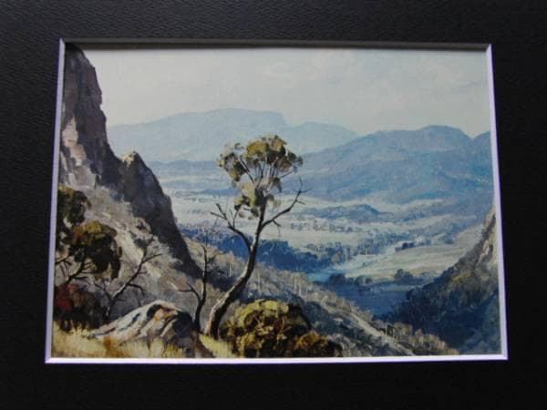 LEON HANSON（レオン　ハンソン）、風景、希少な額装用大判画集画