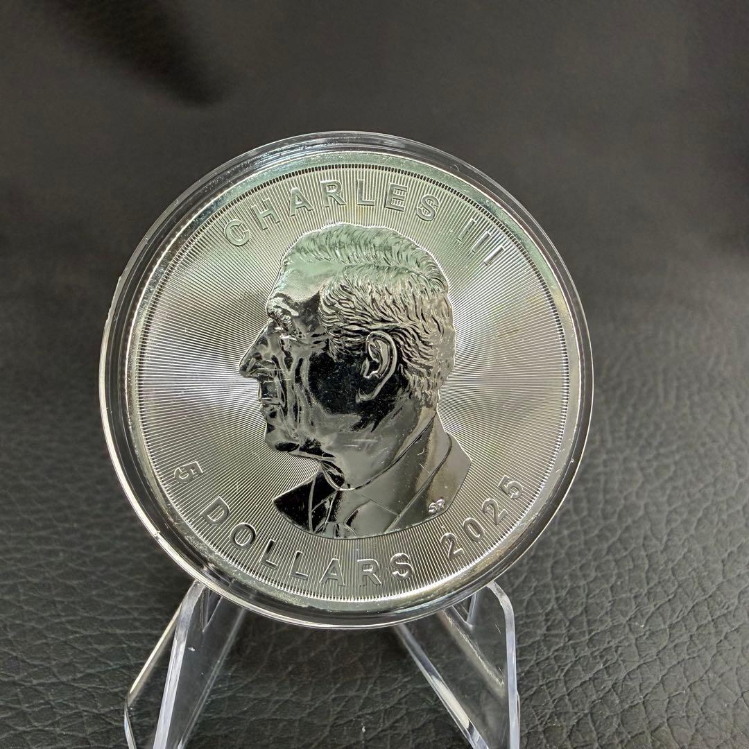 メイプルリーフ 銀貨 カラー マンダラフクロウ 曼荼羅梟 1オンス 1oz