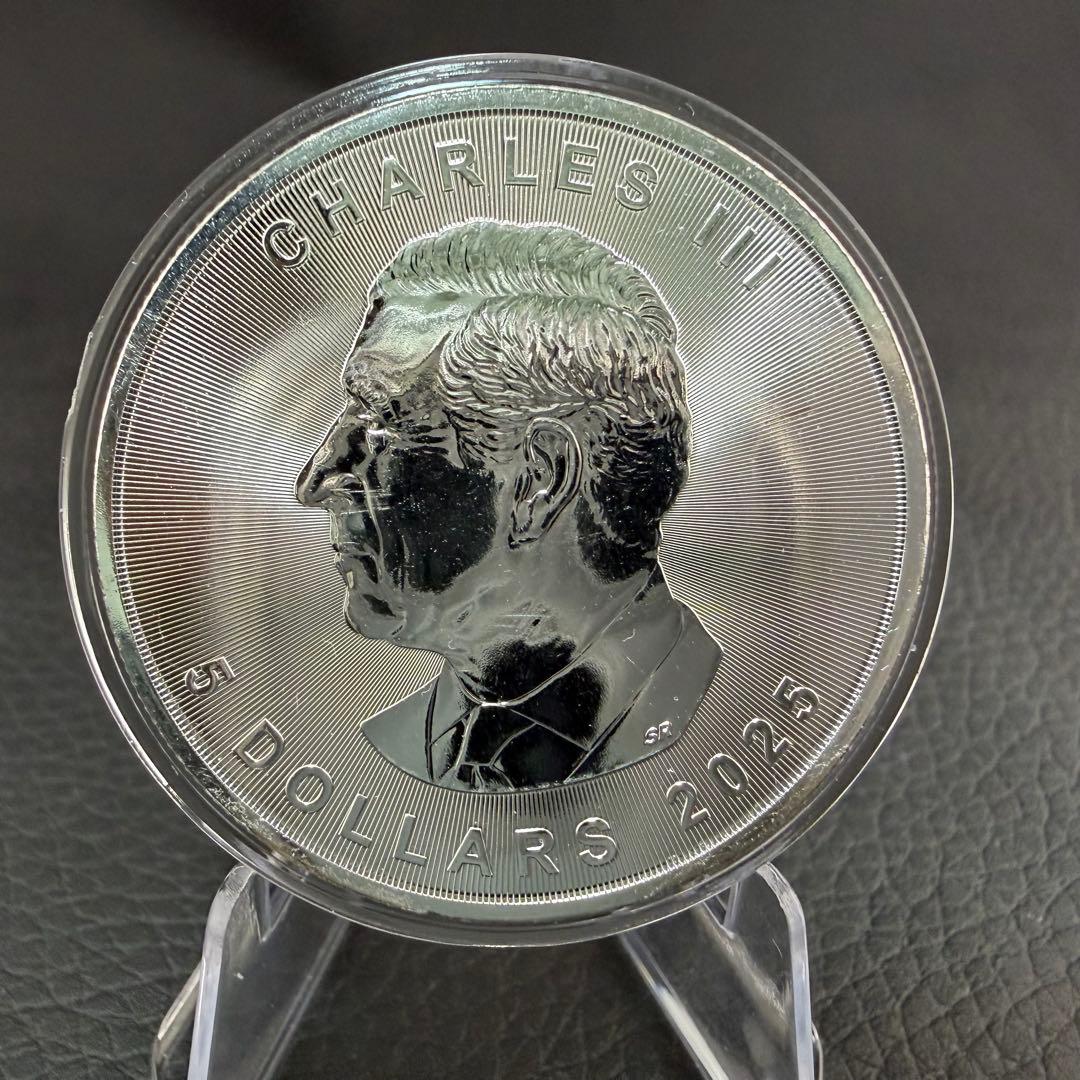 メイプルリーフ 銀貨 カラー マンダラフクロウ 曼荼羅梟 1オンス 1oz